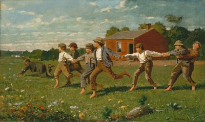 Encaixe o chicote, 1872. de Winslow Homer