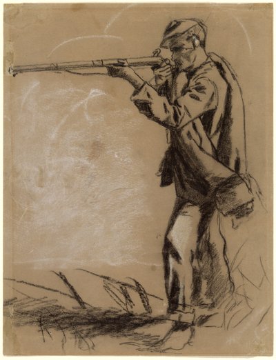 Soldado mirando [reto] de Winslow Homer