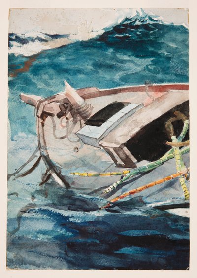 Estudo para "A Corrente do Golfo" de Winslow Homer