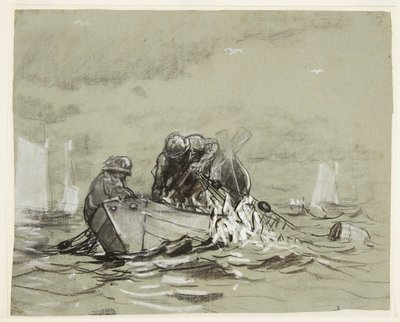 Estudo para "The Herring Net" de Winslow Homer