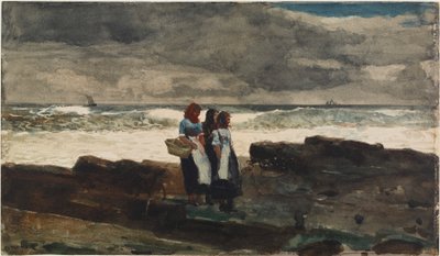 Sol e nuvens de Winslow Homer