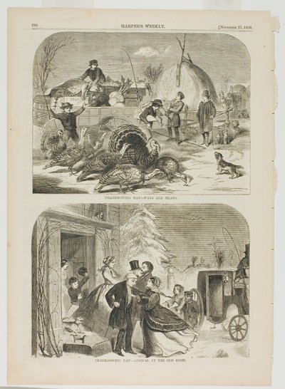 Dia de Ação de Graças - Modos e Meios e Dia de Ação de Graças - Chegada à Antiga Casa de Winslow Homer