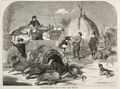 Dia de Ação de Graças - Meios e recursos de Winslow Homer