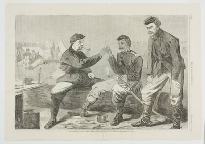 Dia de Ação de Graças no Exército - Depois do Jantar: O Osso dos Desejos de Winslow Homer