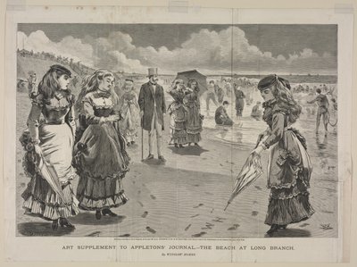 A praia em Long Branch de Winslow Homer