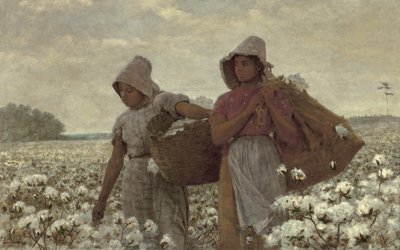 Os catadores de algodão, 1876 de Winslow Homer