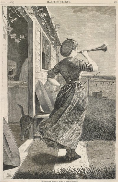 A buzina do jantar de Winslow Homer