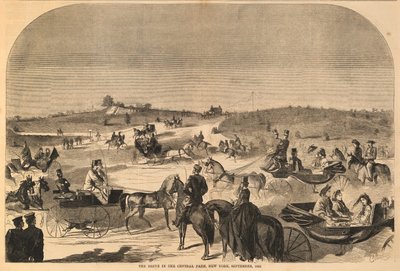 The Drive in the Central Park, Nova Iorque, setembro de 1860, de Harper