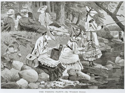 "The Fishing Party--" de Winslow Homer