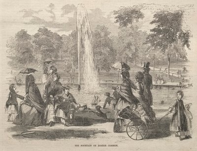 A fonte em Boston Common de Winslow Homer