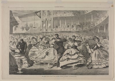 O Grande Baile Russo na Academia de Música, 5 de novembro de 1863 de Winslow Homer