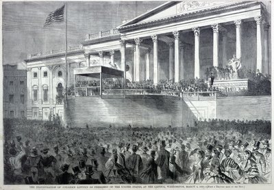 A tomada de posse de Abraham Lincoln como Presidente, de Harper