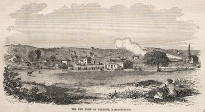 A nova cidade de Belmont, Massachusetts de Winslow Homer