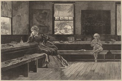 O Recesso do Meio-dia, publicado em 1873. de Winslow Homer