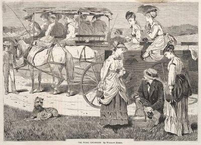 A excursão ao piquenique, 1869. de Winslow Homer
