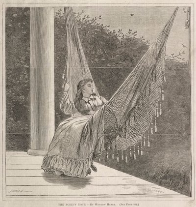The Robins Note, 1870. de Winslow Homer