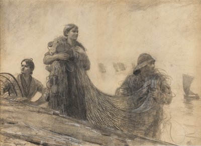 A rede do salmão de Winslow Homer