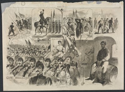 As Canções da Guerra, 1861. de Winslow Homer