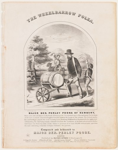 The Wheel Barrow Polka [canção de cinco páginas folha, completa] de Winslow Homer