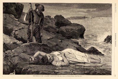 O naufrágio do "Atlantic"-Cast up by the Sea, de Harper