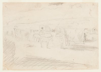 Trem de carroças do exército de Winslow Homer