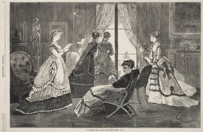 À espera de chamadas no Dia de Ano Novo de Winslow Homer