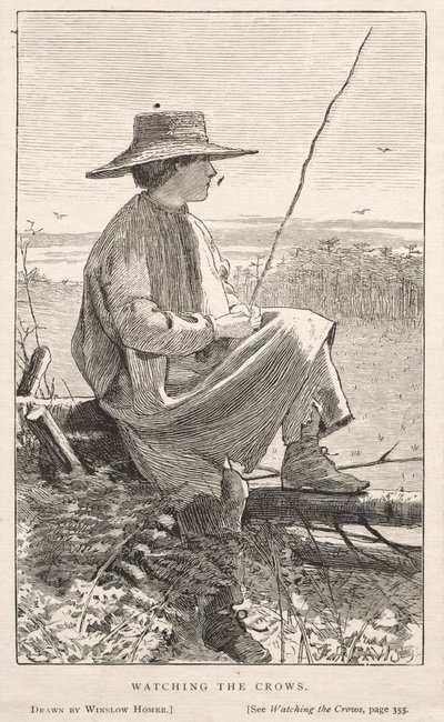 Observar os corvos de Winslow Homer