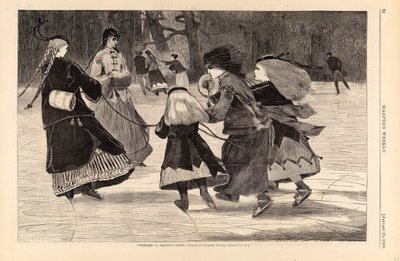 "inverno" - Uma cena de patinagem, de Harper