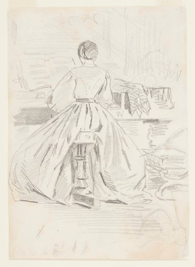 mulher no piano de Winslow Homer