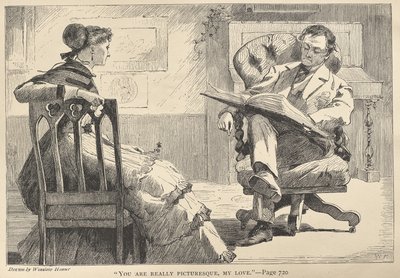 "És mesmo pitoresca, meu amor" de Winslow Homer