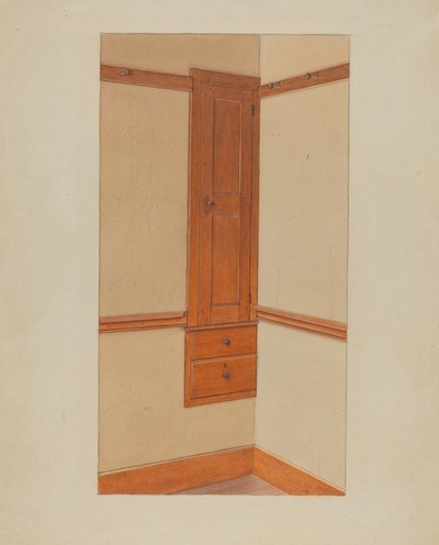 Closet and Drawers, c. 1938. de Winslow Rich