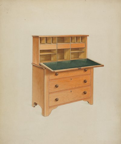 Secretária, c. 1937. de Winslow Rich