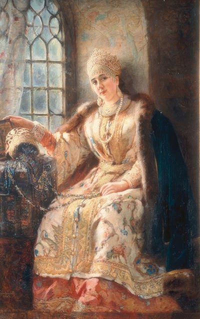 Boyarin na janela de Wladimir Jegorowitsch Makowski