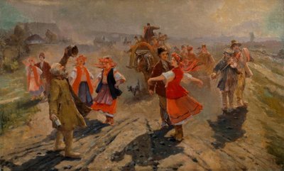 Trem de Natal perto de Orel de Wladimir Jegorowitsch Makowski