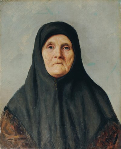 Retrato de uma camponesa ucraniana de Wladimir Nikolajewitsch Ptscholin