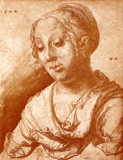 Cabeça das meninas de Wolf Huber
