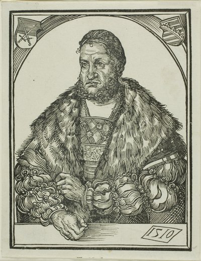 Eleitor Frederico III da Saxônia, de O espelho intelectual da felicidade humana de Wolf Traut