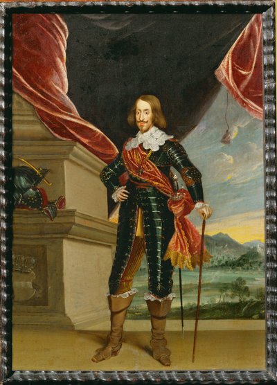 Arquiduque Leopold Wilhelm, governador dos Países Baixos (pintura sobre cobre) de Wolfgang Heimbach