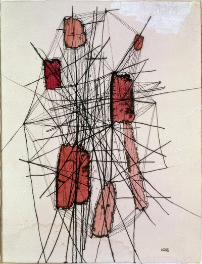 Estrutura e sete manchas vermelhas de Wols