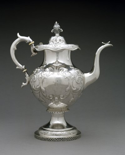 Bule, c. 1845-1872 (prata) de Wood and Hughes (attr.to)
