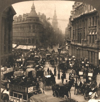 Cheapside, Londres, 1896. de Works and Sun Sculpture Studios