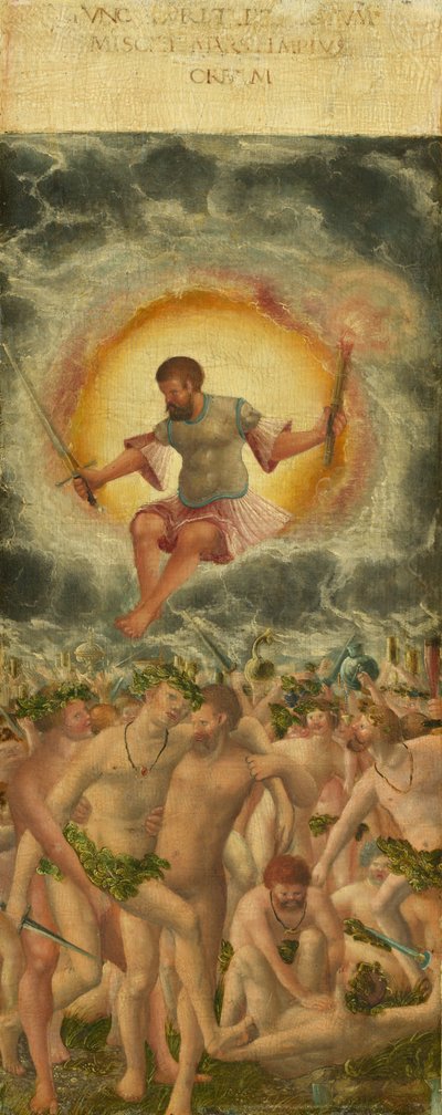 A Regra de Marte [painel direito], c. 1535. de Workshop of Albrecht Altdorfer