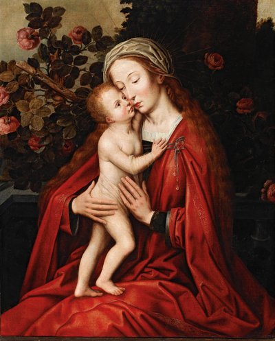 Nossa Senhora e o Menino de Workshop of Ambrosius Benson