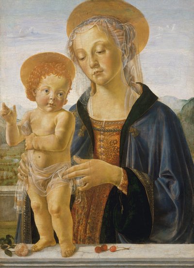 Madonna e Criança, c. 1470. de Workshop of Andrea del Verrocchio