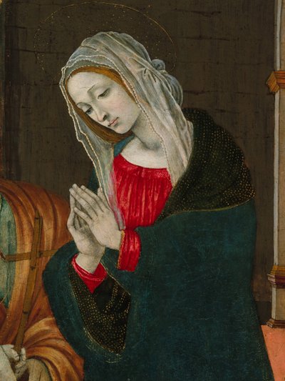 A Virgem da Natividade, provavelmente ca. 1500. de Workshop of Filippino Lippi