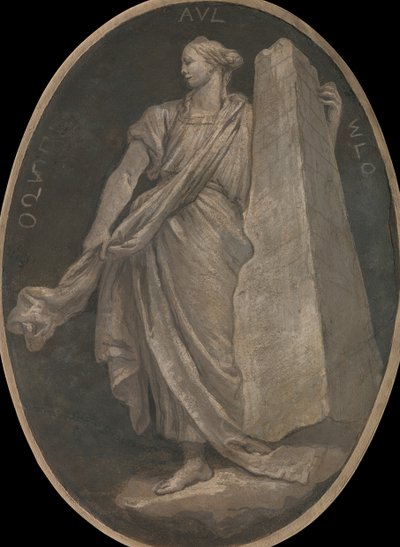 Fortitude, 1760. de Workshop of Giovanni Battista Tiepolo