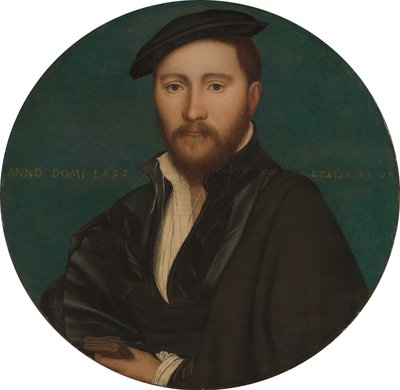 Retrato de um homem de Workshop of Hans Holbein