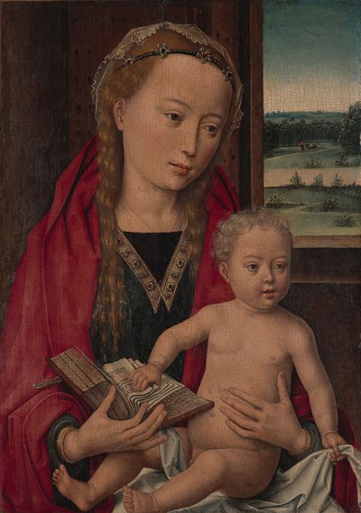 Virgem e Criança, ca. 1490-94. de Workshop of Hans Memling