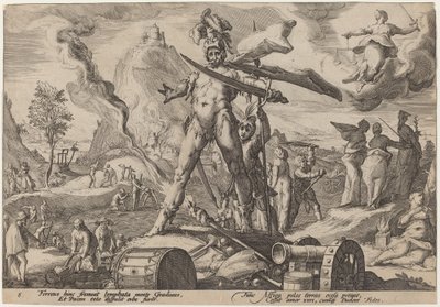 A Idade do Ferro de Workshop of Hendrick Goltzius, after Hendrick Goltzius