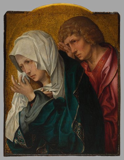 A Virgem e São João Evangelista, c. 1520 de Workshop of Jacob Cornelisz. van Oostsanen